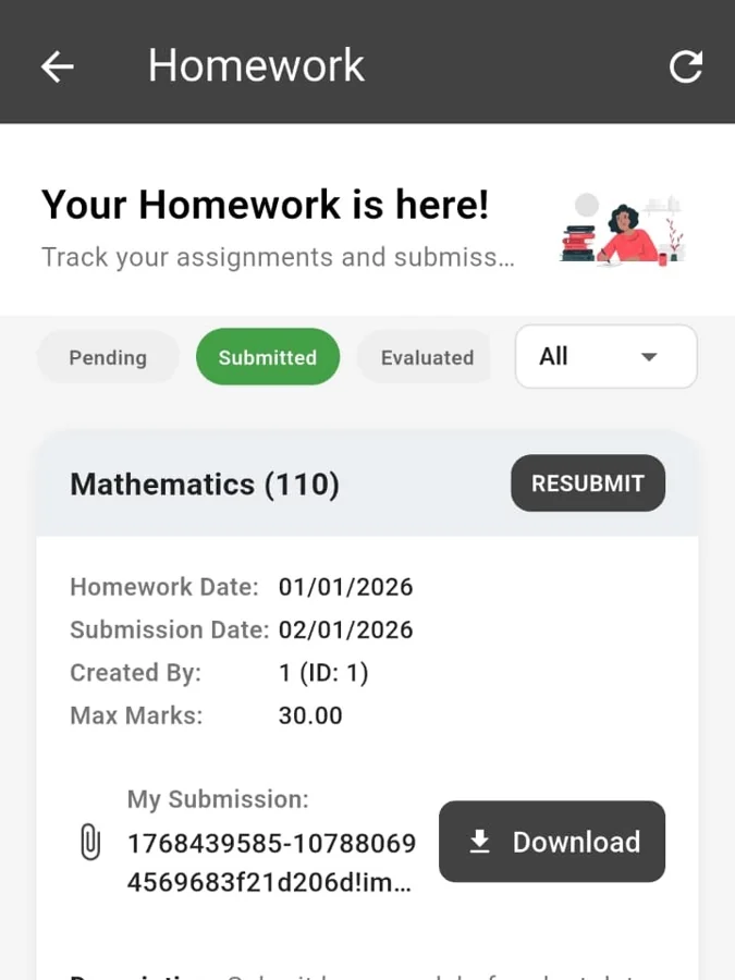 ClassTrack: Homework & Assignments App