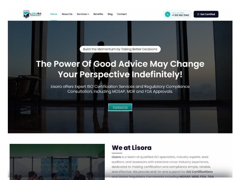 Lisora: ISO Certification & Compliance Consultancy